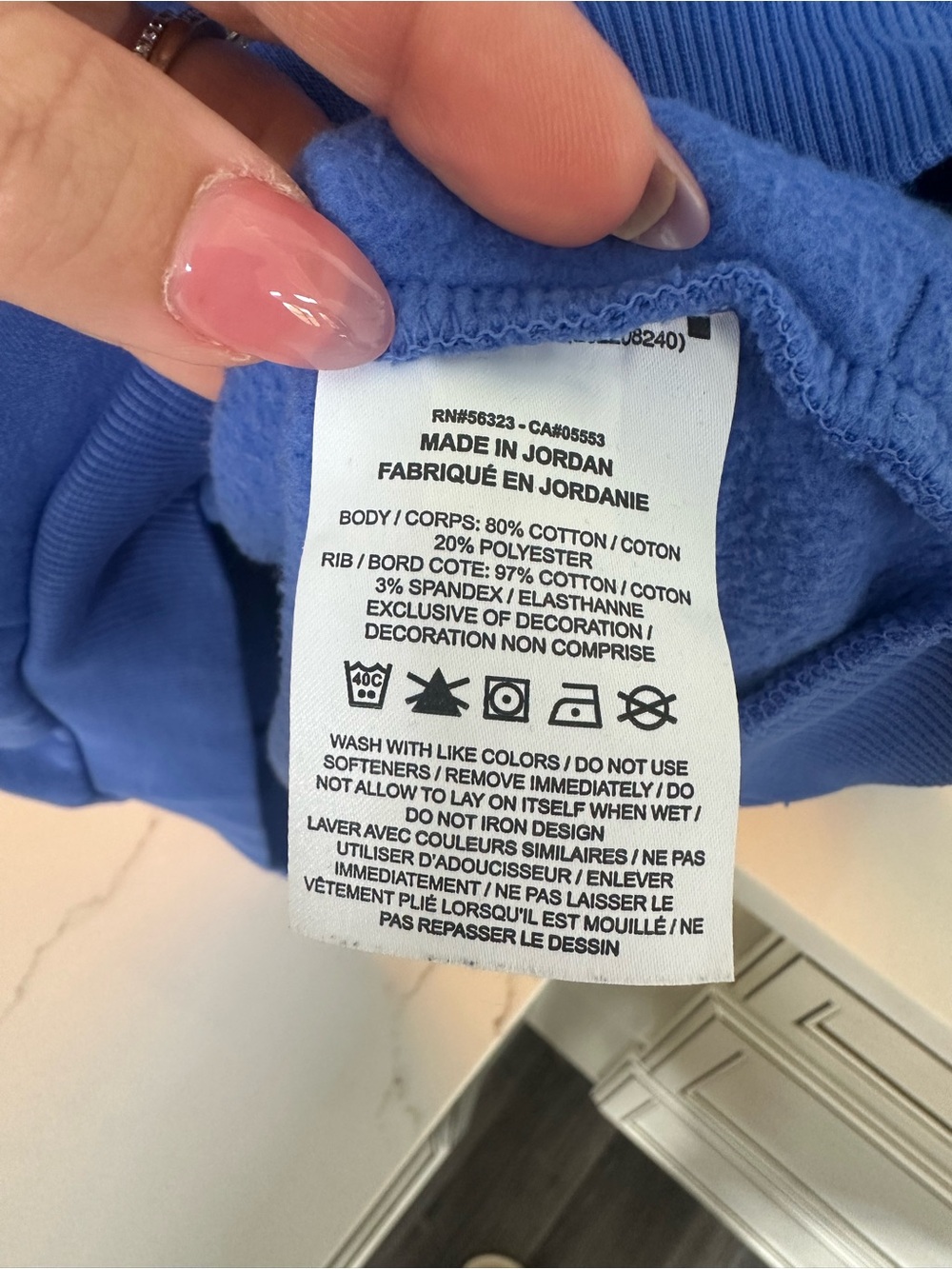 Nike YOUTH SIZE L Royal Blue Pullover Hoodie - Picture 5 of 6